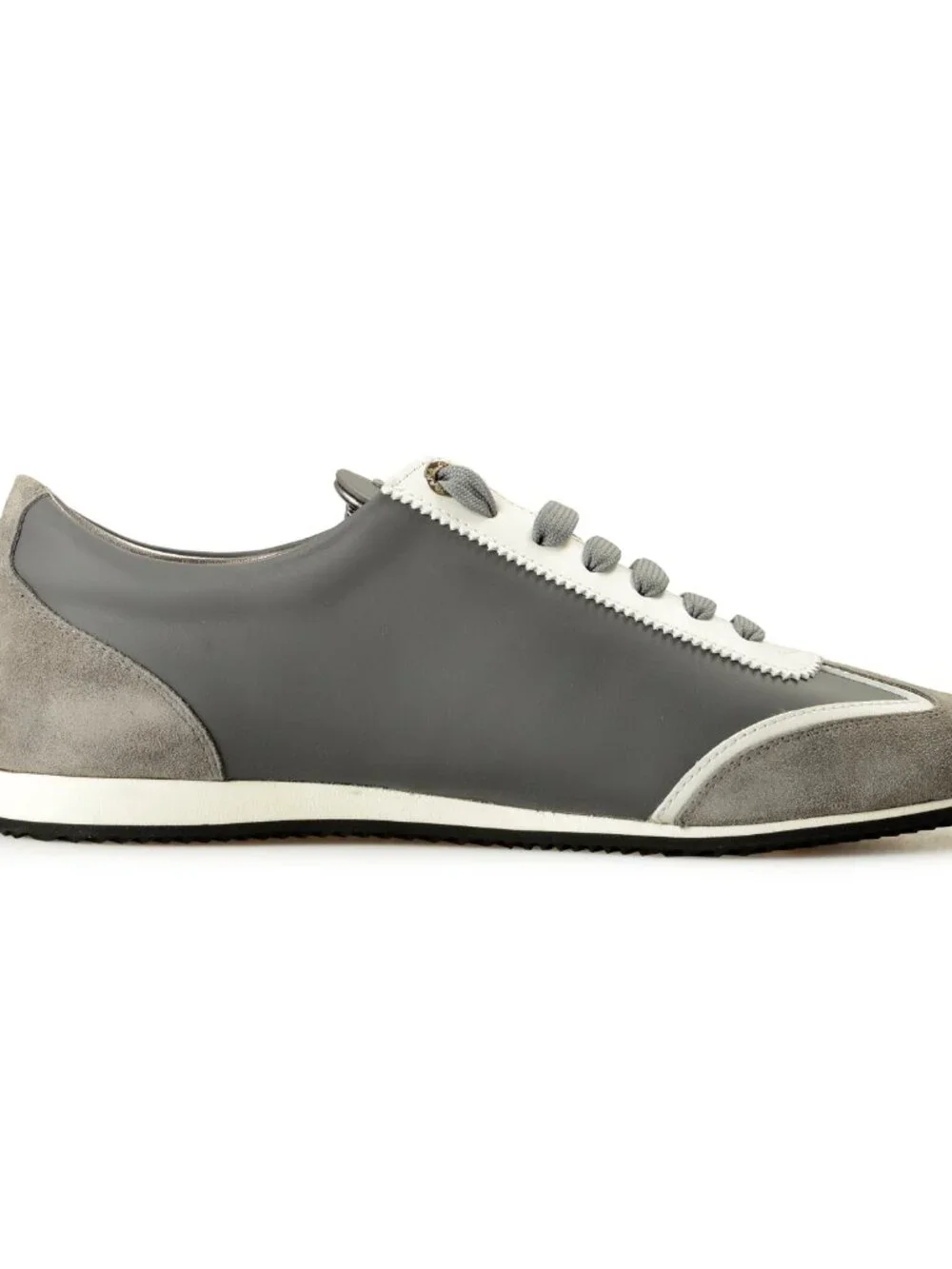 Dolce & Gabbana Men's Gray Suede & Leather Athletic Sneakers Shoes US 11 IT 44